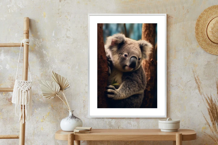 Plakat Miś Koala Na Drzewie