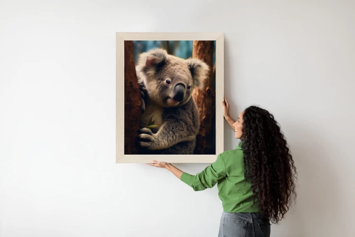 Plakat Miś Koala Na Drzewie