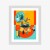 Plakat Wielokolorowy Kolaż Pop-Art