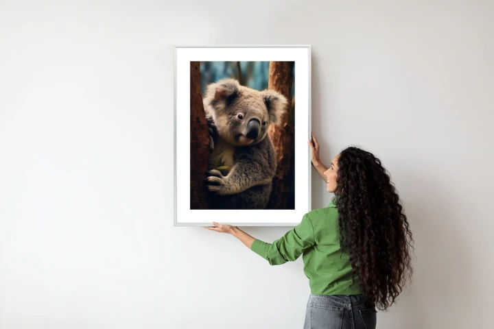Plakat Miś Koala Na Drzewie