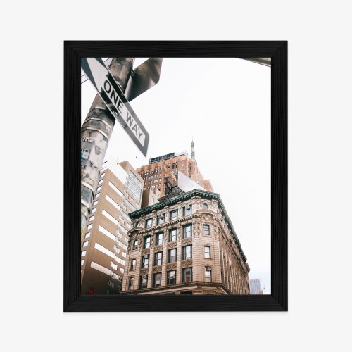 Plakat Drogowskaz Na Ulicy Nyc