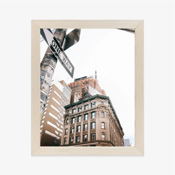 Plakat Drogowskaz Na Ulicy Nyc