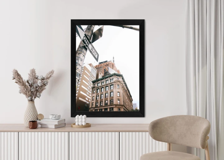 Plakat Drogowskaz Na Ulicy Nyc