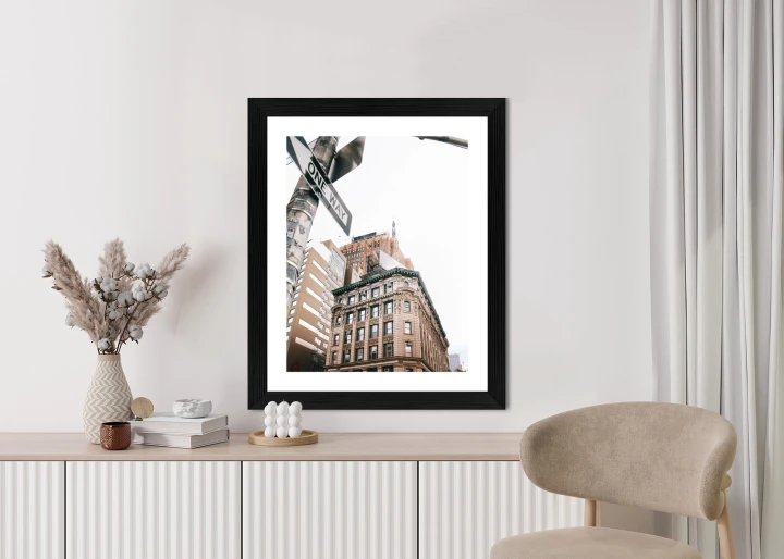 Plakat Drogowskaz Na Ulicy Nyc