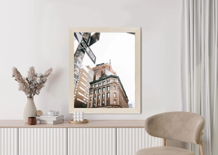 Plakat Drogowskaz Na Ulicy Nyc