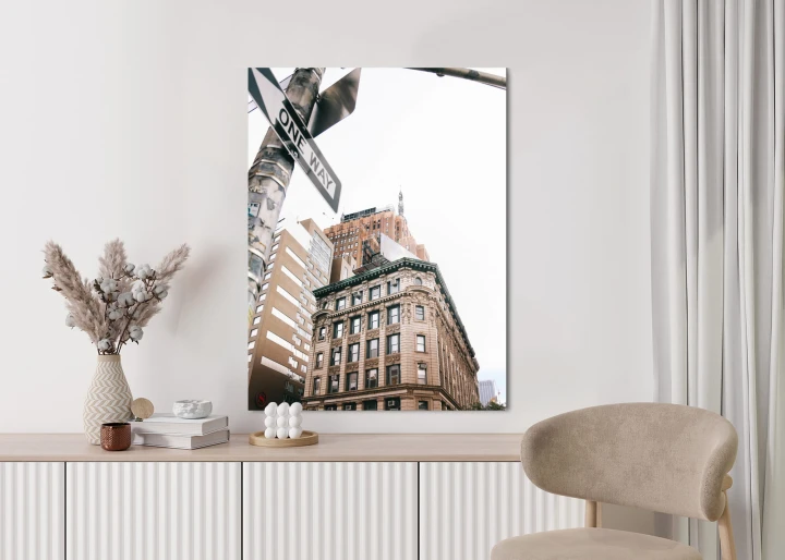 Plakat Drogowskaz Na Ulicy Nyc