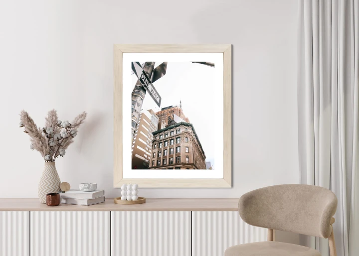 Plakat Drogowskaz Na Ulicy Nyc