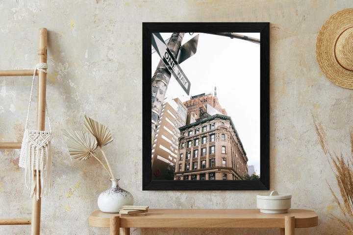 Plakat Drogowskaz Na Ulicy Nyc