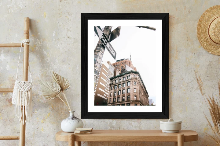 Plakat Drogowskaz Na Ulicy Nyc