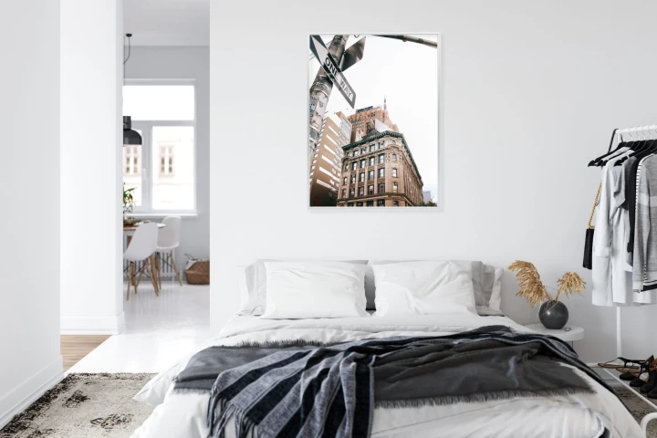 Plakat Drogowskaz Na Ulicy Nyc