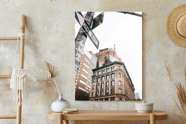 Plakat Drogowskaz Na Ulicy Nyc