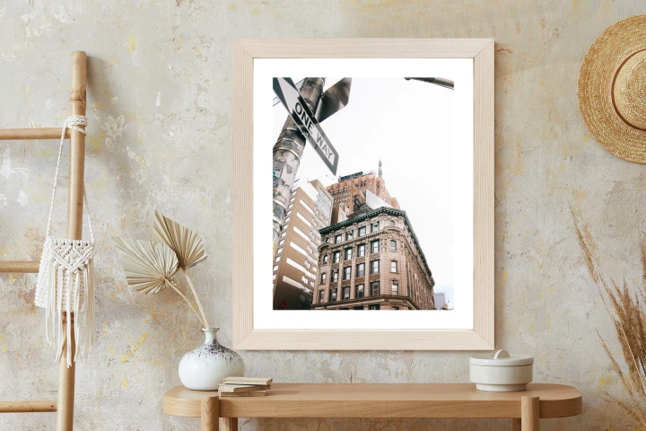 Plakat Drogowskaz Na Ulicy Nyc