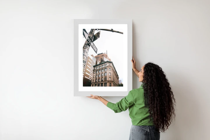 Plakat Drogowskaz Na Ulicy Nyc