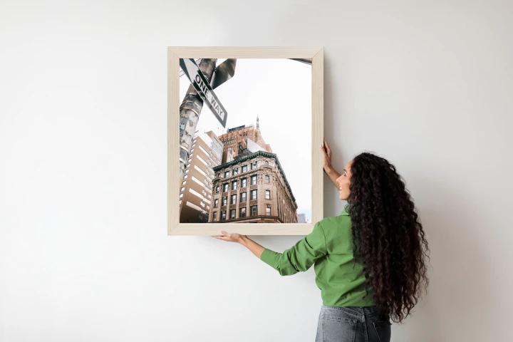 Plakat Drogowskaz Na Ulicy Nyc