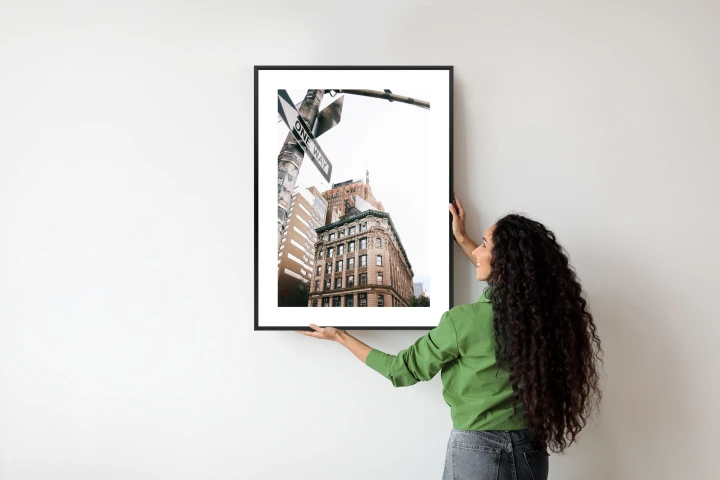 Plakat Drogowskaz Na Ulicy Nyc