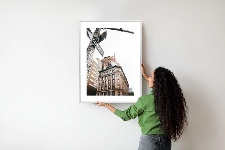 Plakat Drogowskaz Na Ulicy Nyc