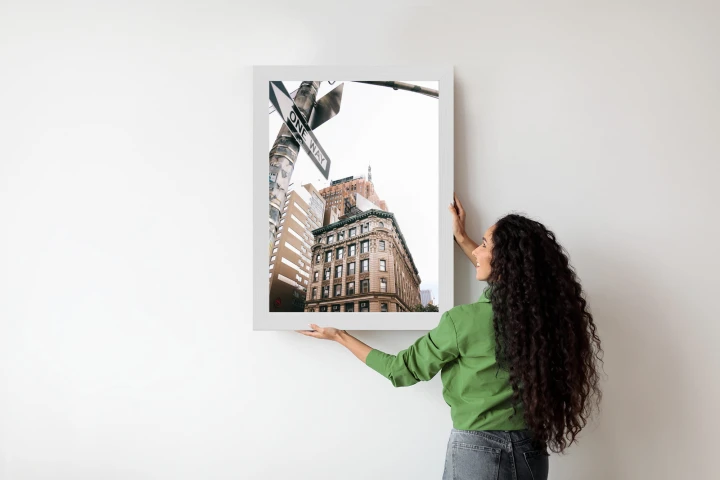 Plakat Drogowskaz Na Ulicy Nyc