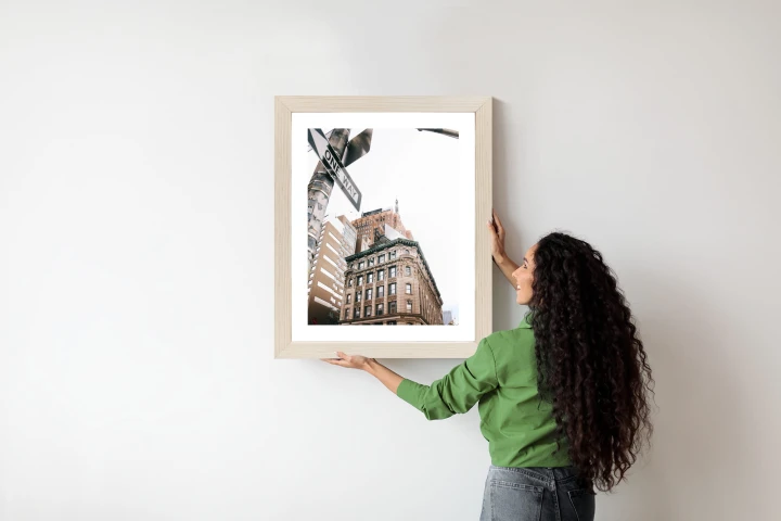 Plakat Drogowskaz Na Ulicy Nyc