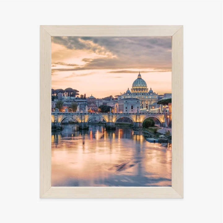 Plakat Zachód Słońca Nad Watykanem