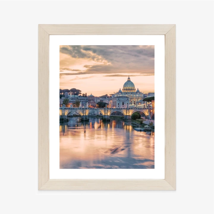 Plakat Zachód Słońca Nad Watykanem