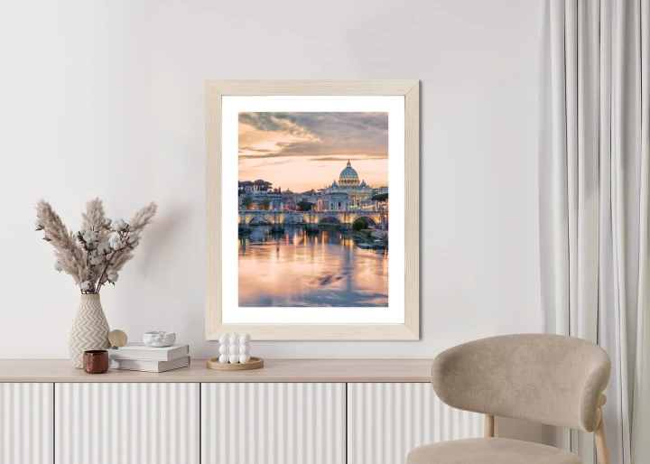 Plakat Zachód Słońca Nad Watykanem