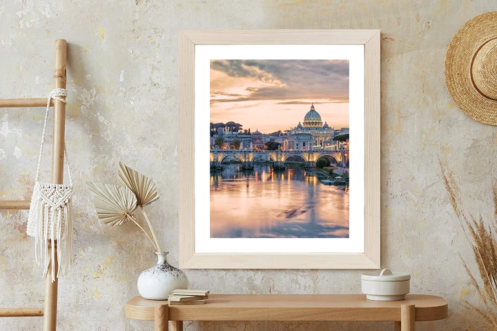 Plakat Zachód Słońca Nad Watykanem