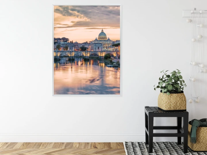 Plakat Zachód Słońca Nad Watykanem
