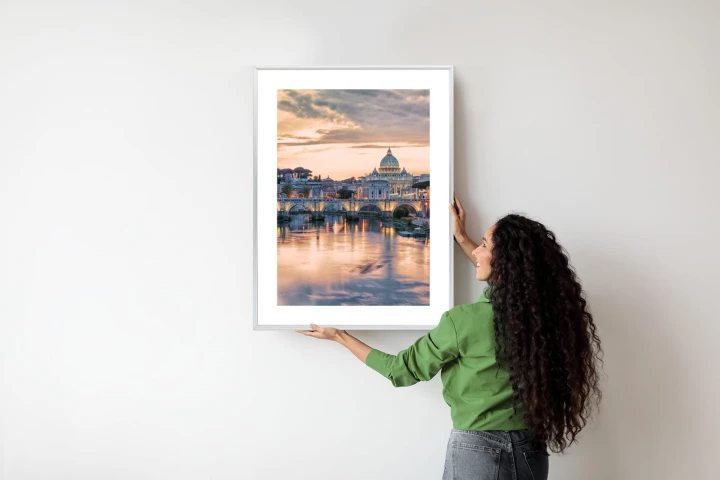 Plakat Zachód Słońca Nad Watykanem