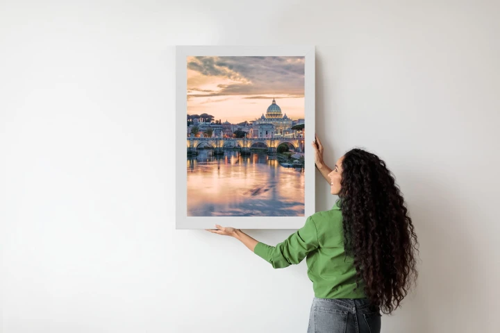 Plakat Zachód Słońca Nad Watykanem