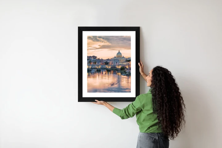 Plakat Zachód Słońca Nad Watykanem