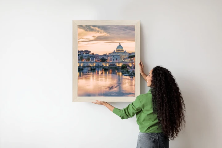 Plakat Zachód Słońca Nad Watykanem