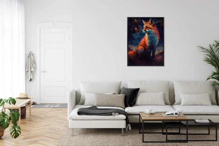 Plakat Magiczny Lis Na Ilustracji