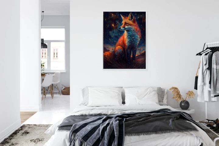 Plakat Magiczny Lis Na Ilustracji