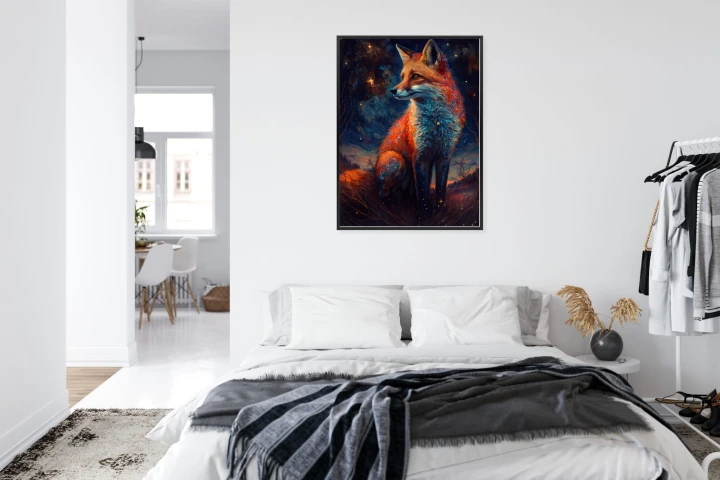 Plakat Magiczny Lis Na Ilustracji