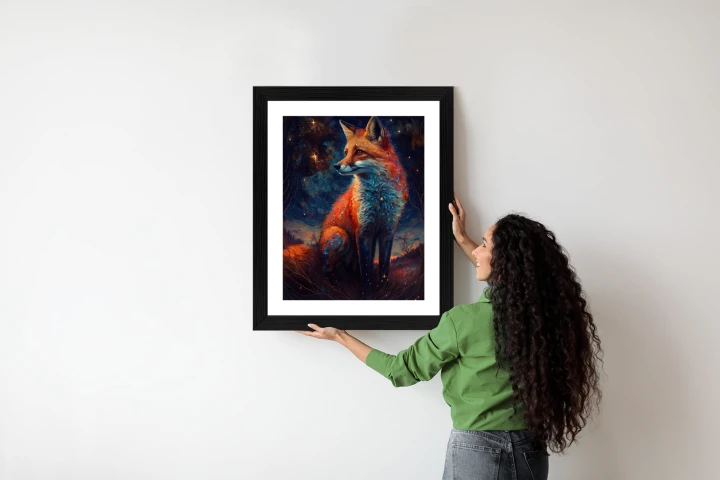 Plakat Magiczny Lis Na Ilustracji