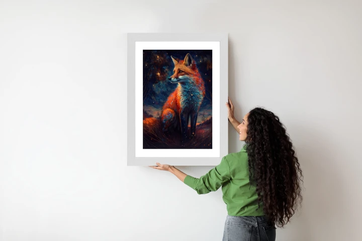 Plakat Magiczny Lis Na Ilustracji