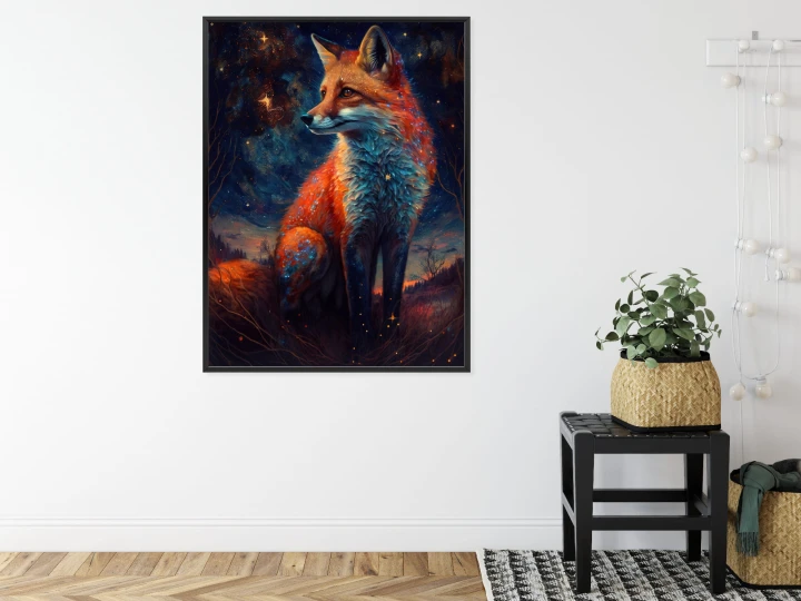 Plakat Magiczny Lis Na Ilustracji