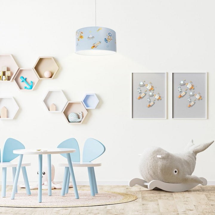 lampa wisząca do pokoju chłopca