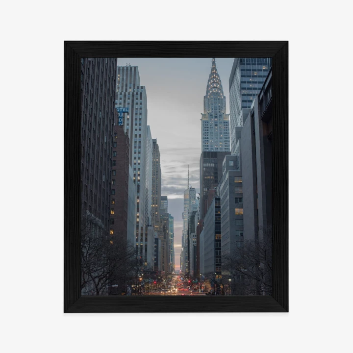 Plakat Widok Na Ulicę 42 Na Manhattanie