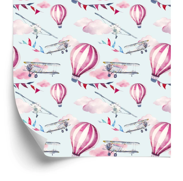 Tapeta Balony Wśród Samolotów