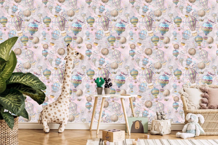 Tapeta Balony W Wielu Kolorach