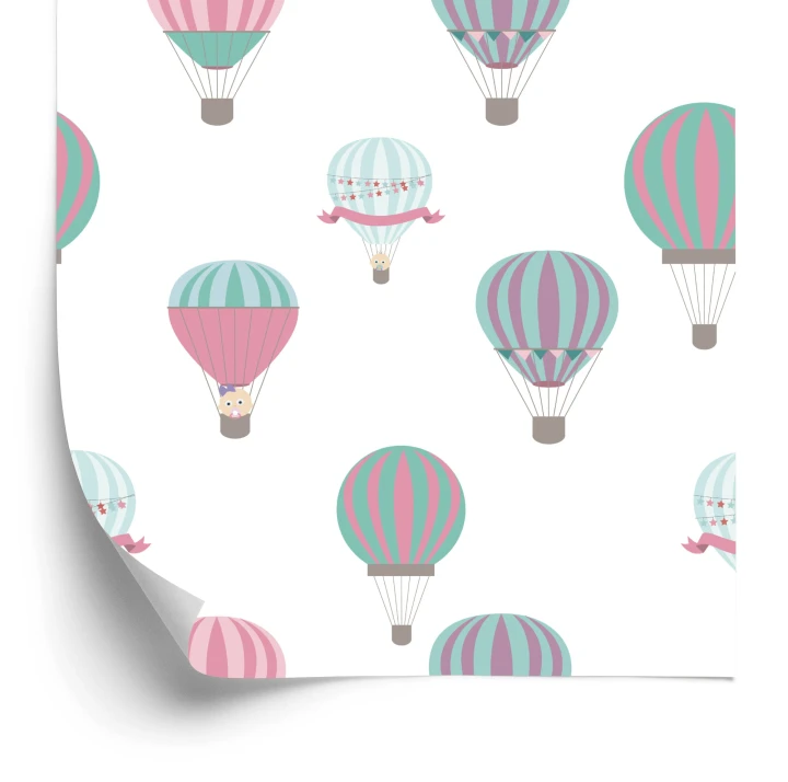 Tapeta Kolorowe Pojazdy Balony