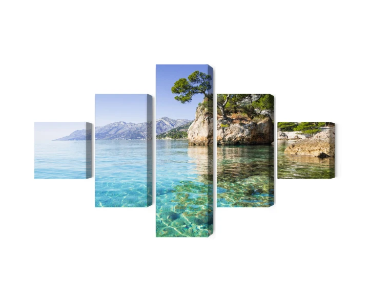 Obraz Wieloczęściowy Riwiera Makarska W Chorwacji