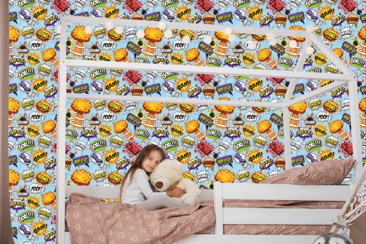 Tapeta Komiksowe Napisy