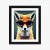 Plakat Portrait Of A Fox Wearing Glasses As Animal