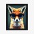 Plakat Portrait Of A Fox Wearing Glasses As Animal