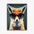 Plakat Portrait Of A Fox Wearing Glasses As Animal