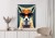 Plakat Portrait Of A Fox Wearing Glasses As Animal