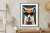Plakat Portrait Of A Fox Wearing Glasses As Animal
