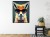 Plakat Portrait Of A Fox Wearing Glasses As Animal